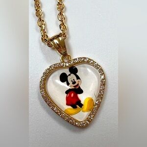 classic mickey mouse necklace mickey pendant Disney jewelry for women gifts girl